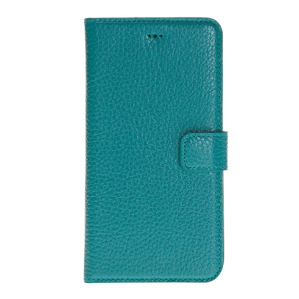 iPhone 8 Plus / 7 Plus Green Leather Detachable 2-in-1 Wallet Case with Card Holder and MagSafe - Hardiston - 4