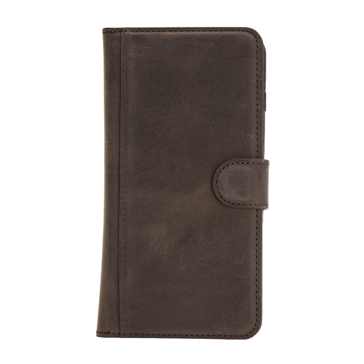 iPhone 8 Plus / 7 Plus Mocha Leather Detachable Dual 2-in-1 Wallet Case with Card Holder and MagSafe - Hardiston - 5