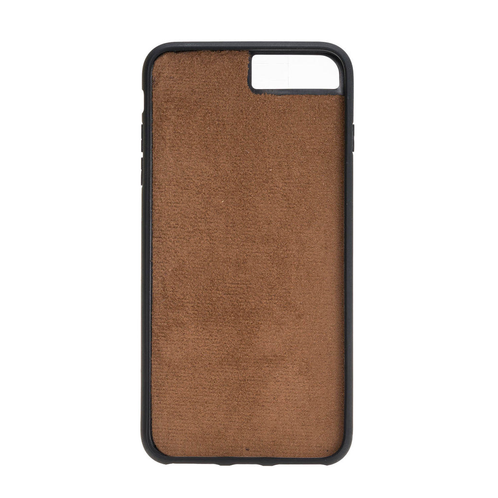 iPhone 8 Plus / 7 Plus Mocha Leather Detachable Dual 2-in-1 Wallet Case with Card Holder and MagSafe - Hardiston - 8
