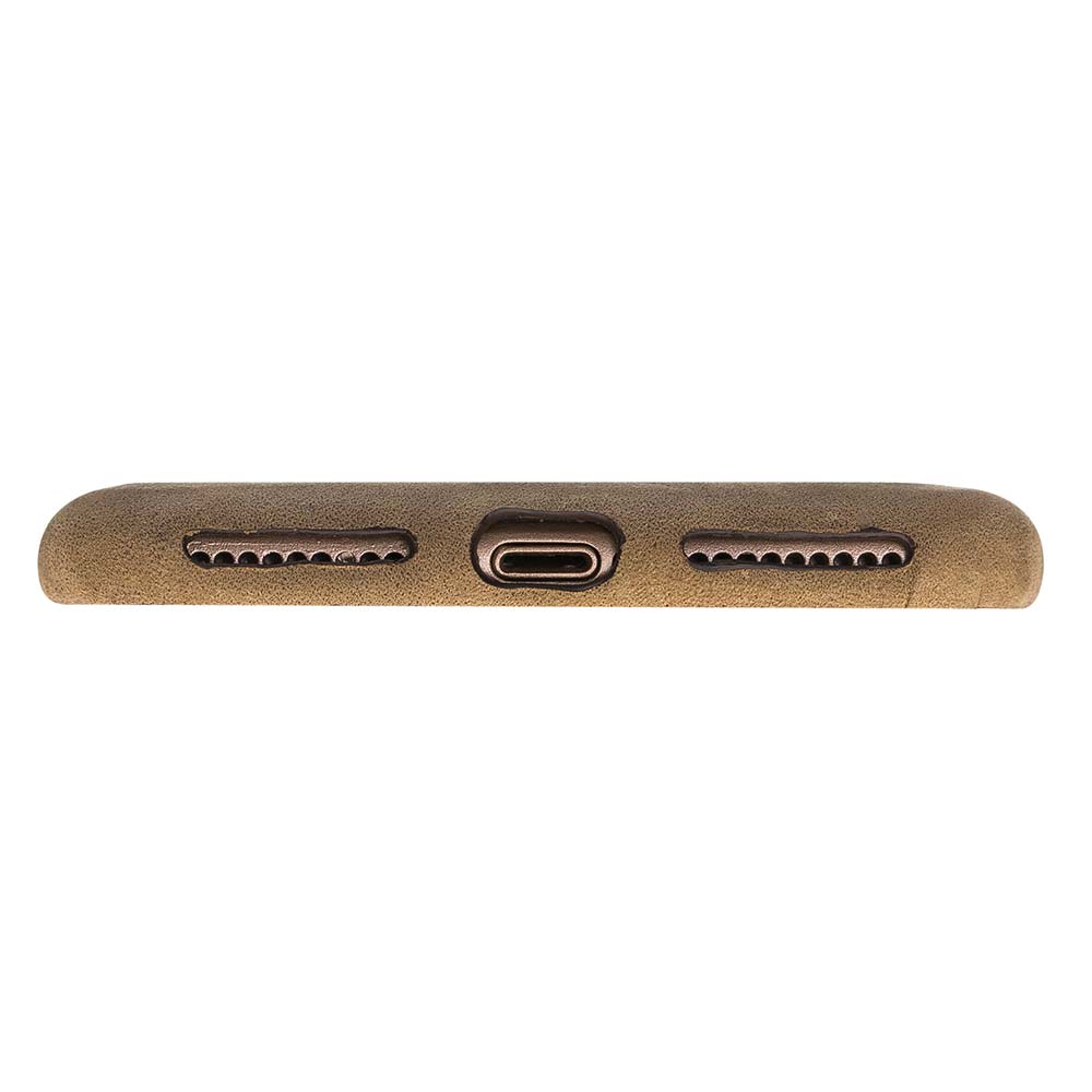 iPhone 8 Plus / 7 Plus Mocha Leather Snap-On Case - Hardiston - 5