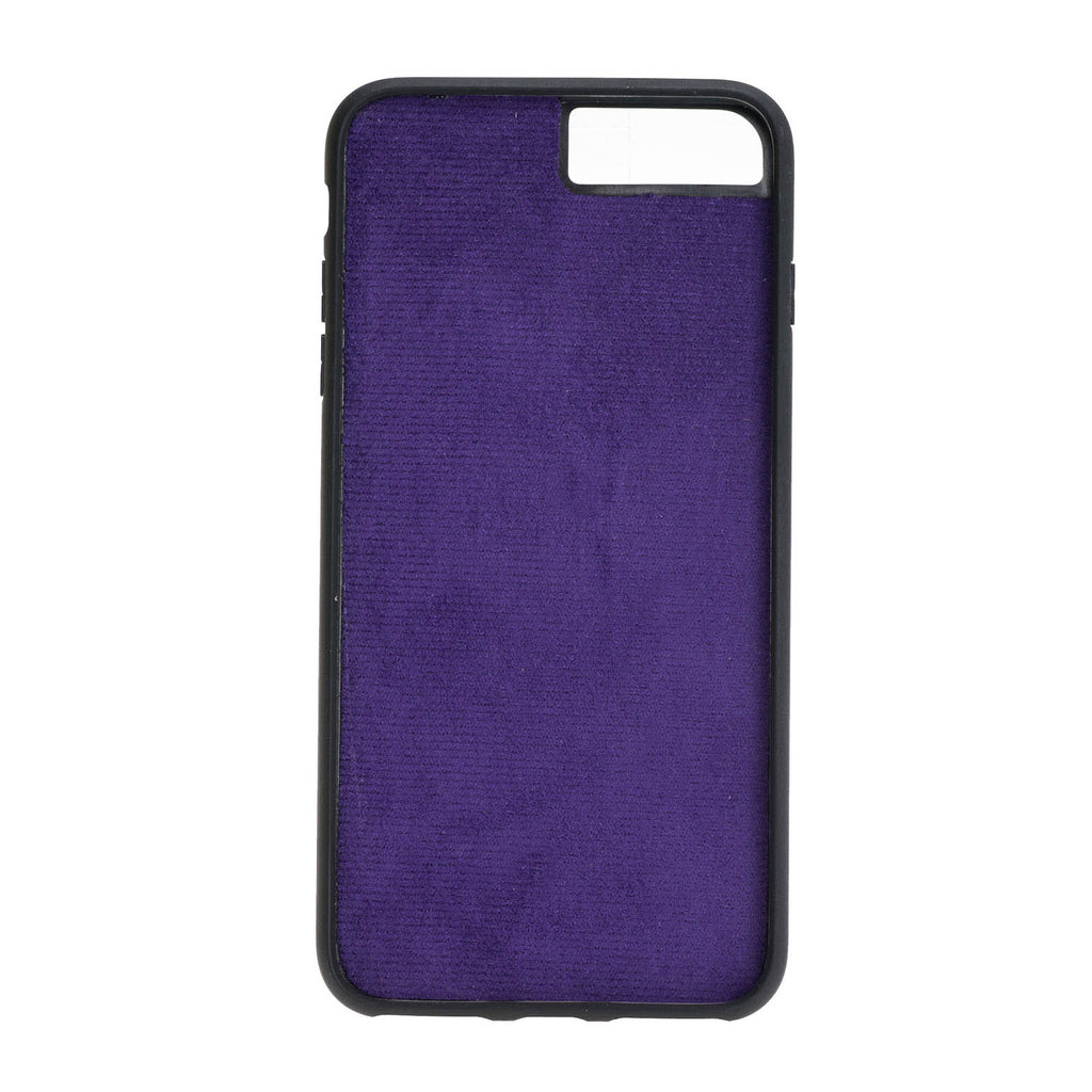 iPhone 8 Plus / 7 Plus Purple Leather Detachable Dual 2-in-1 Wallet Case with Card Holder and MagSafe - Hardiston - 8