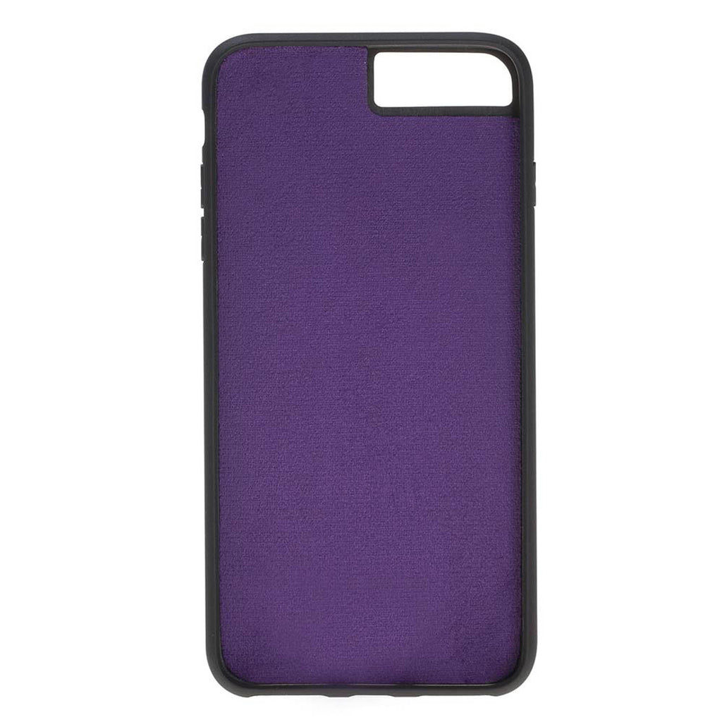 iPhone 8 Plus / 7 Plus Purple Leather Detachable 2-in-1 Wallet Case with Card Holder and MagSafe - Hardiston - 7