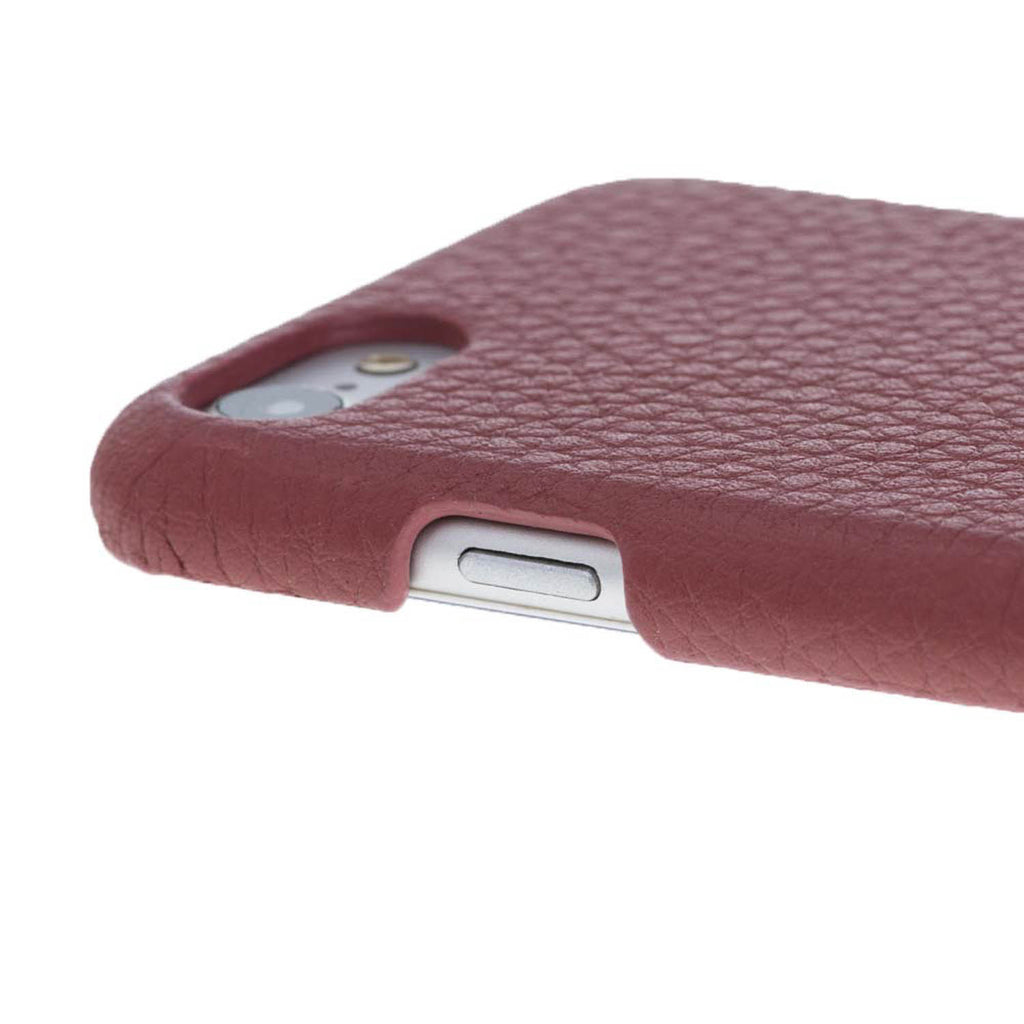 iPhone 8 Plus / 7 Plus Rose Leather Snap-On Case - Hardiston - 6