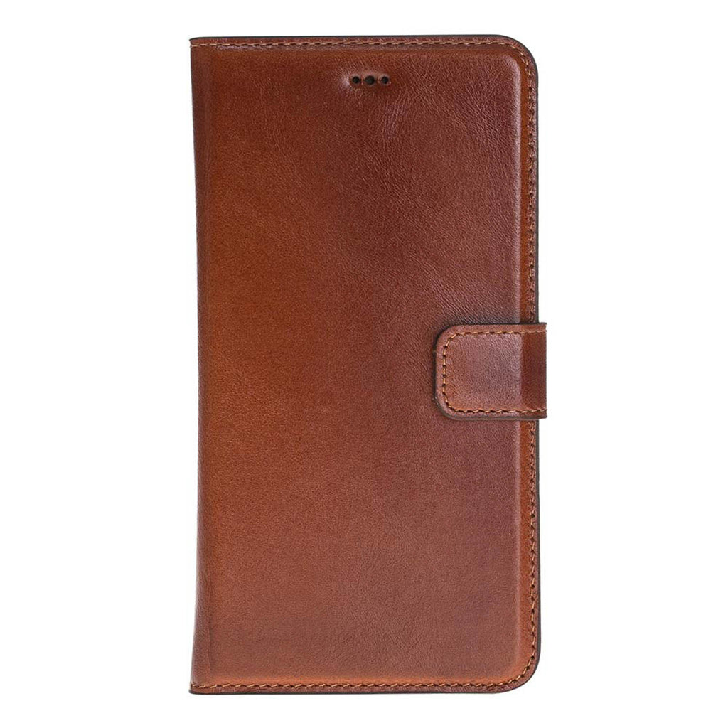 iPhone 8 Plus / 7 Plus Russet Leather Detachable 2-in-1 Wallet Case with Card Holder and MagSafe - Hardiston - 4