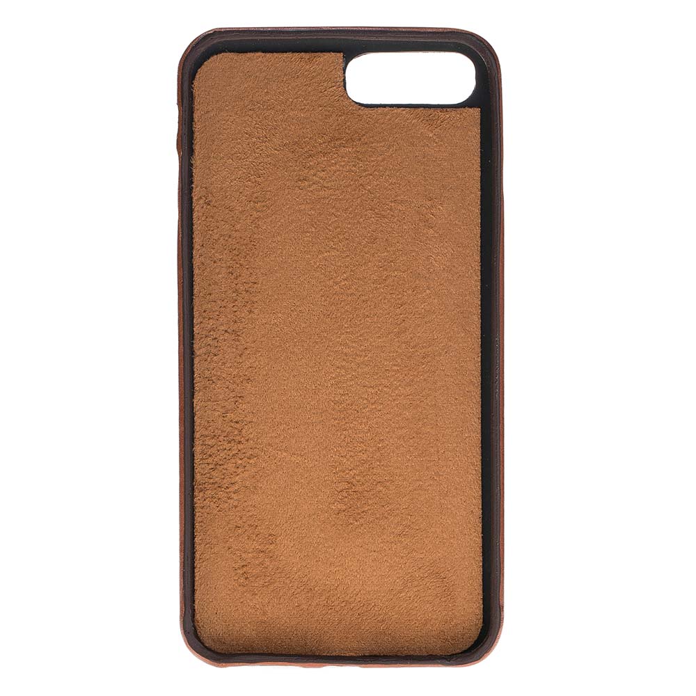 iPhone 8 Plus / 7 Plus Russet Leather Snap-On Case - Hardiston - 3