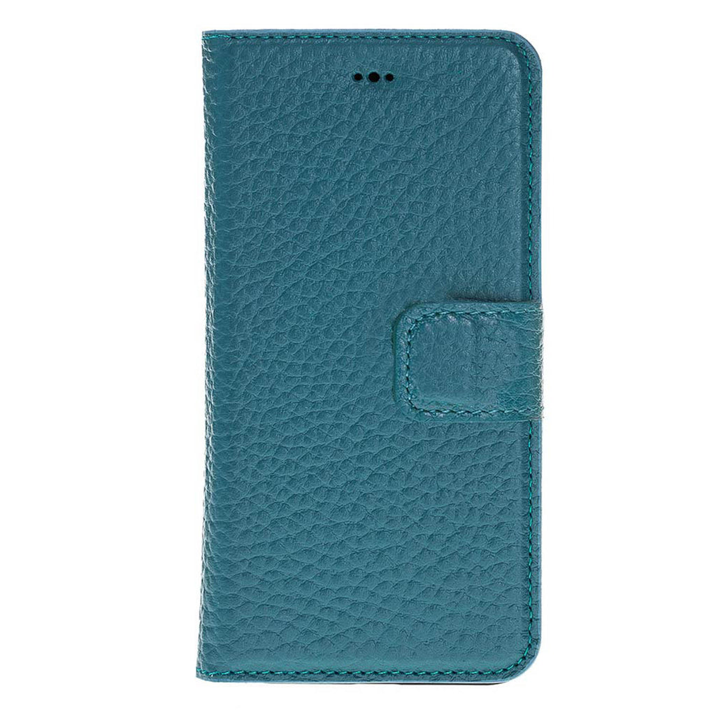 iPhone 8 Plus / 7 Plus Turquoise Leather Detachable 2-in-1 Wallet Case with Card Holder and MagSafe - Hardiston - 4