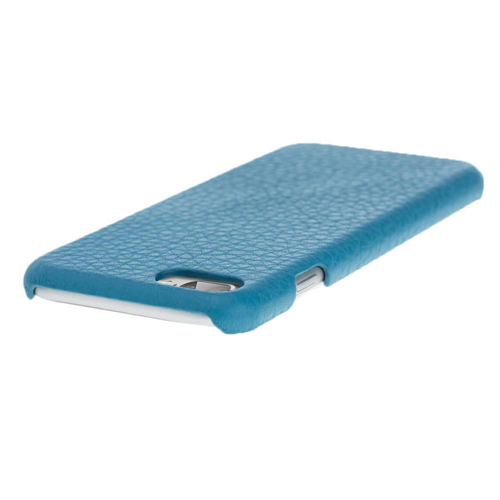 iPhone 8 Plus / 7 Plus Turquoise Leather Snap-On Case - Hardiston - 5