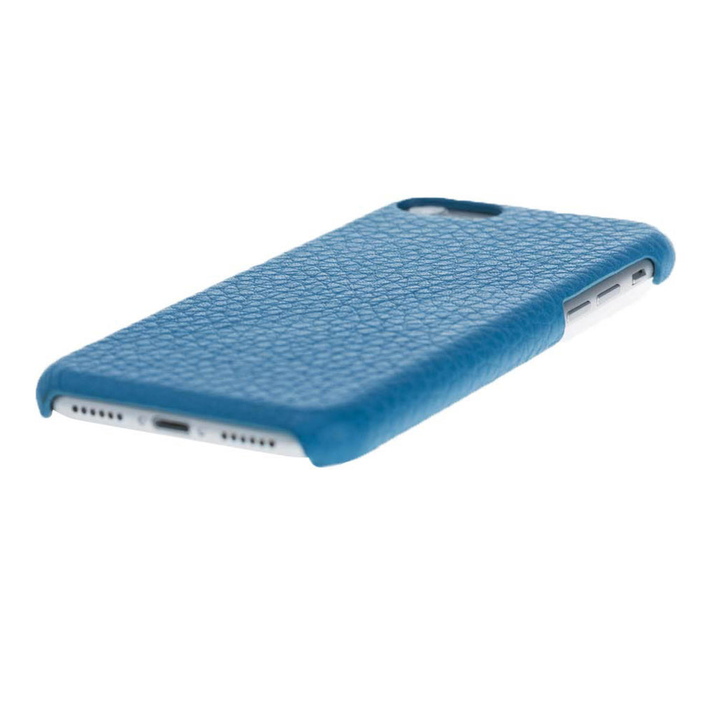 iPhone 8 Plus / 7 Plus Turquoise Leather Snap-On Case - Hardiston - 7