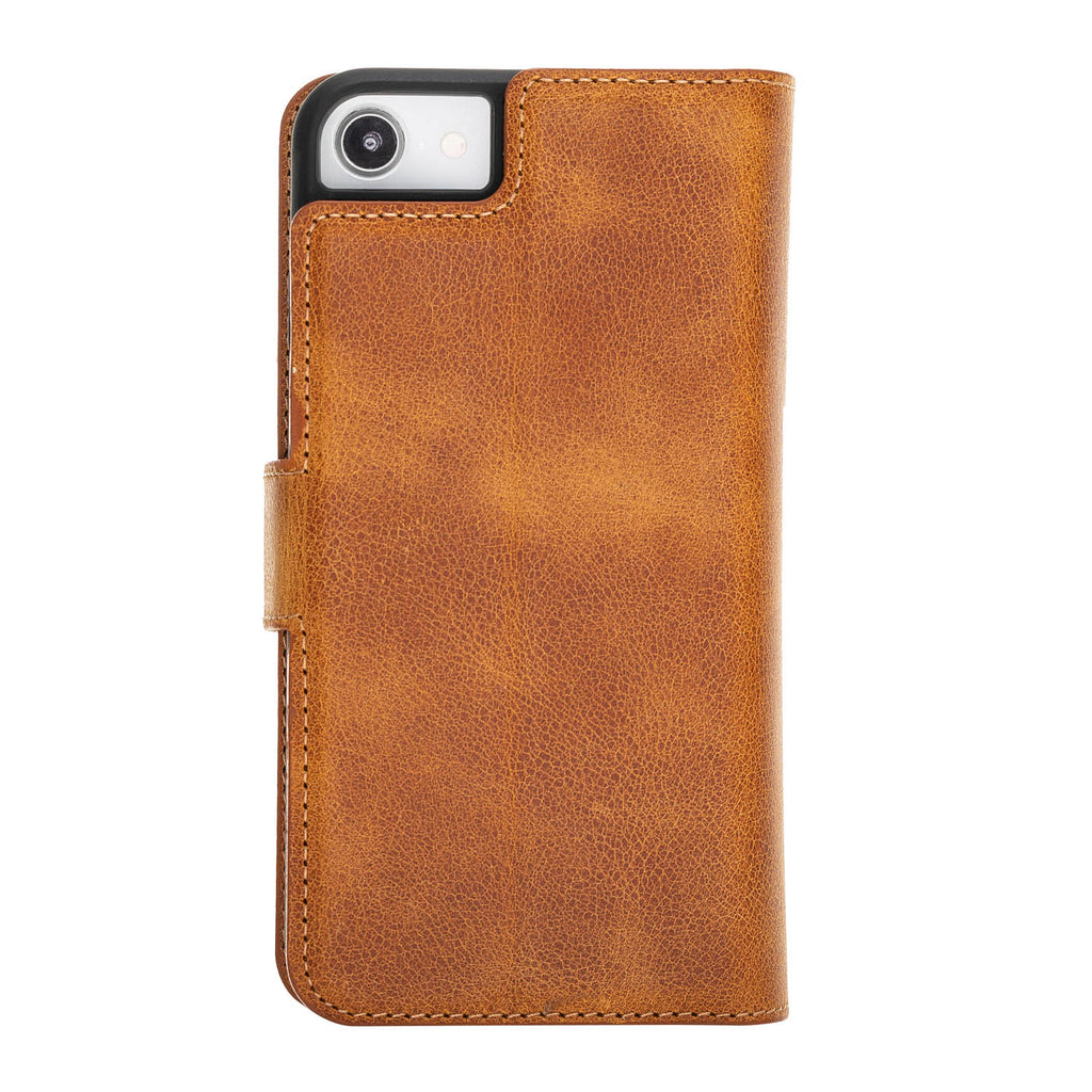 iPhone SE / 8 / 7 Amber Leather Detachable Dual 2-in-1 Wallet Case with Card Holder - Hardiston - 6