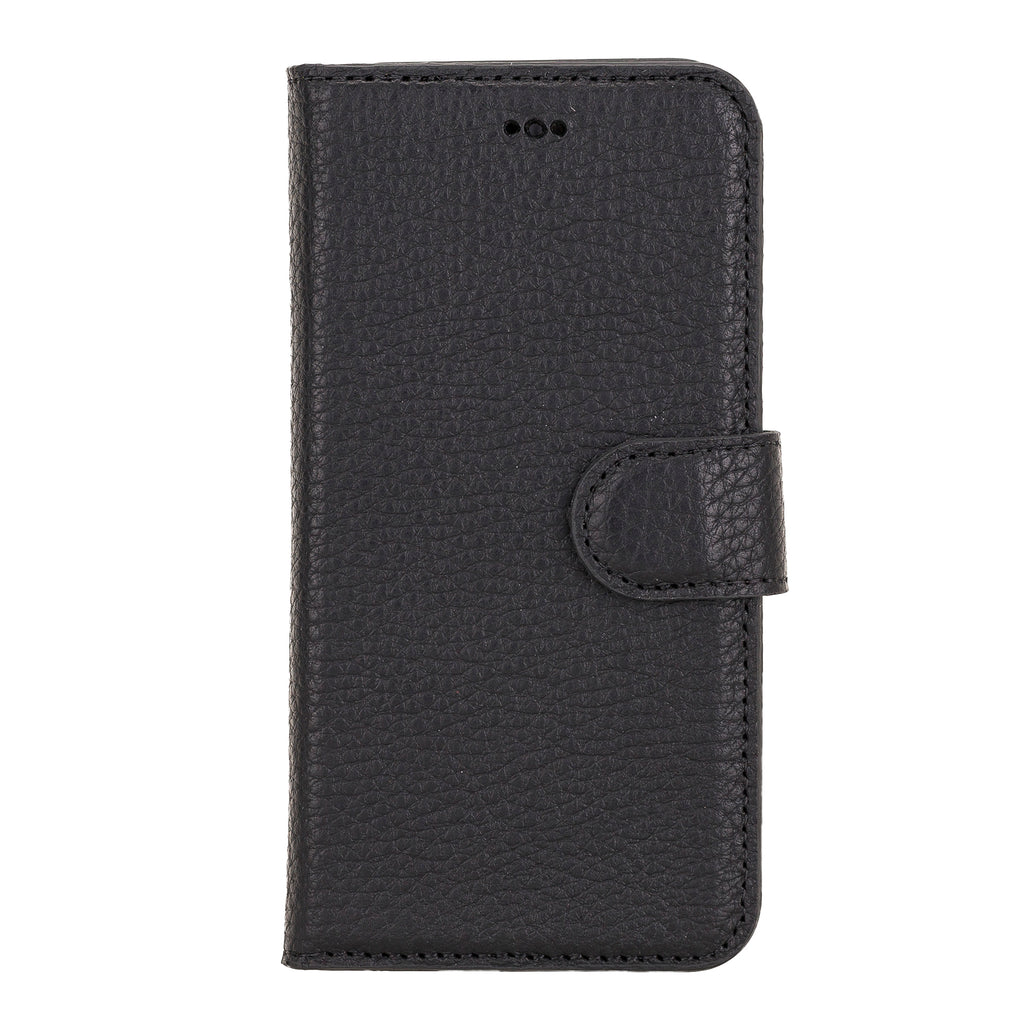 iPhone SE / 8 / 7 Black Leather Detachable 2-in-1 Wallet Case with Card Holder - Hardiston - 4