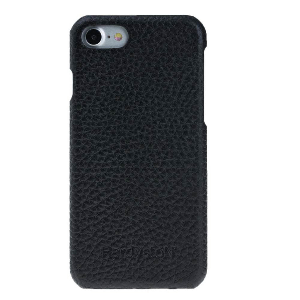 iPhone SE / 8 / 7 Black Leather Snap-On Case - Hardiston - 1