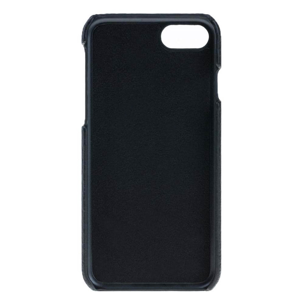 iPhone SE / 8 / 7 Black Leather Snap-On Case - Hardiston - 3