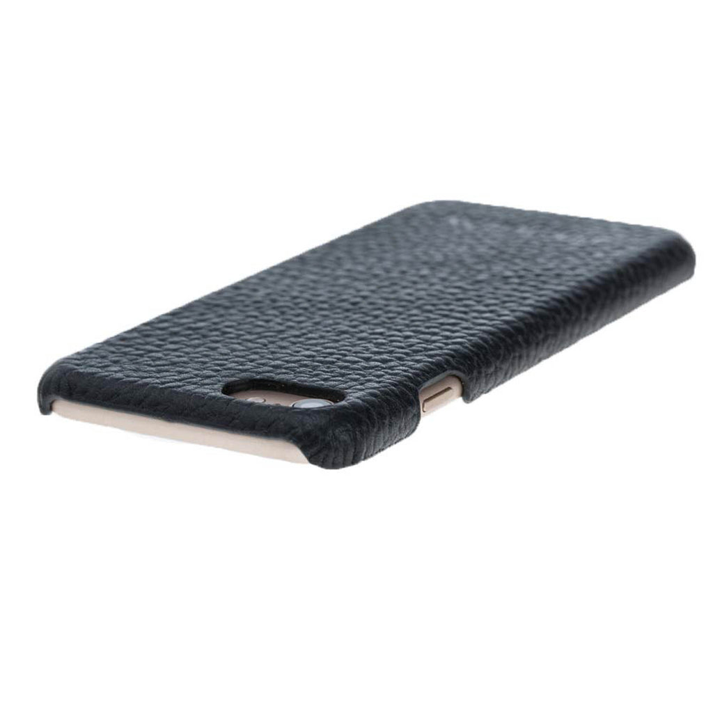 iPhone SE / 8 / 7 Black Leather Snap-On Case - Hardiston - 5