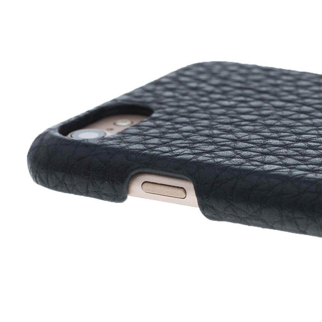 iPhone SE / 8 / 7 Black Leather Snap-On Case - Hardiston - 6