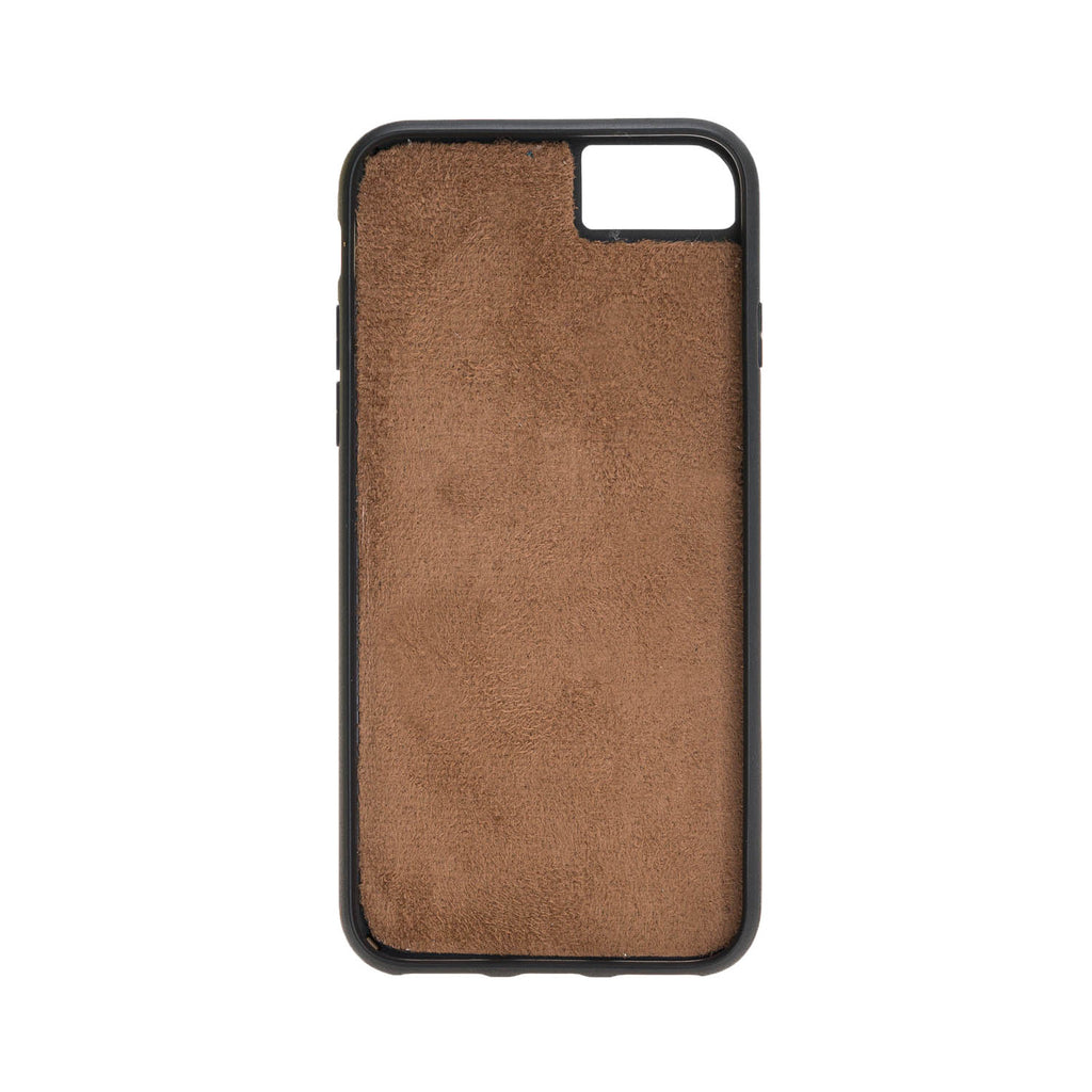 iPhone SE / 8 / 7 Brown Leather Detachable Dual 2-in-1 Wallet Case with Card Holder - Hardiston - 8