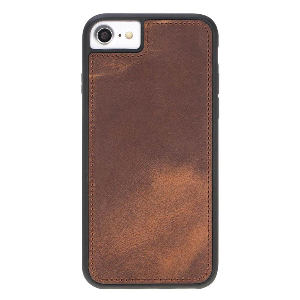 iPhone SE / 8 / 7 Brown Leather Detachable 2-in-1 Wallet Case with Card Holder - Hardiston - 6