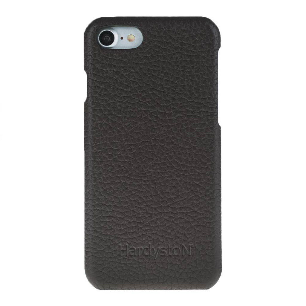 iPhone SE / 8 / 7 Brown Leather Snap-On Case - Hardiston - 1