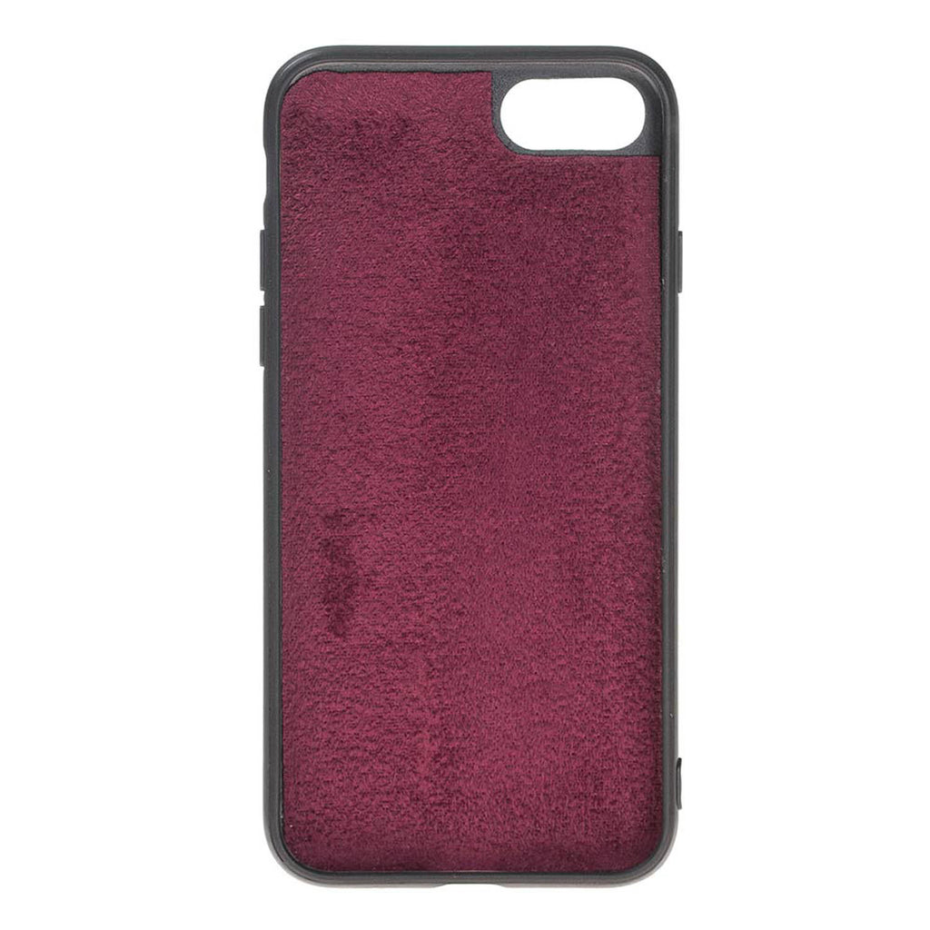 iPhone SE / 8 / 7 Burgundy Leather Detachable 2-in-1 Wallet Case with Card Holder - Hardiston - 7