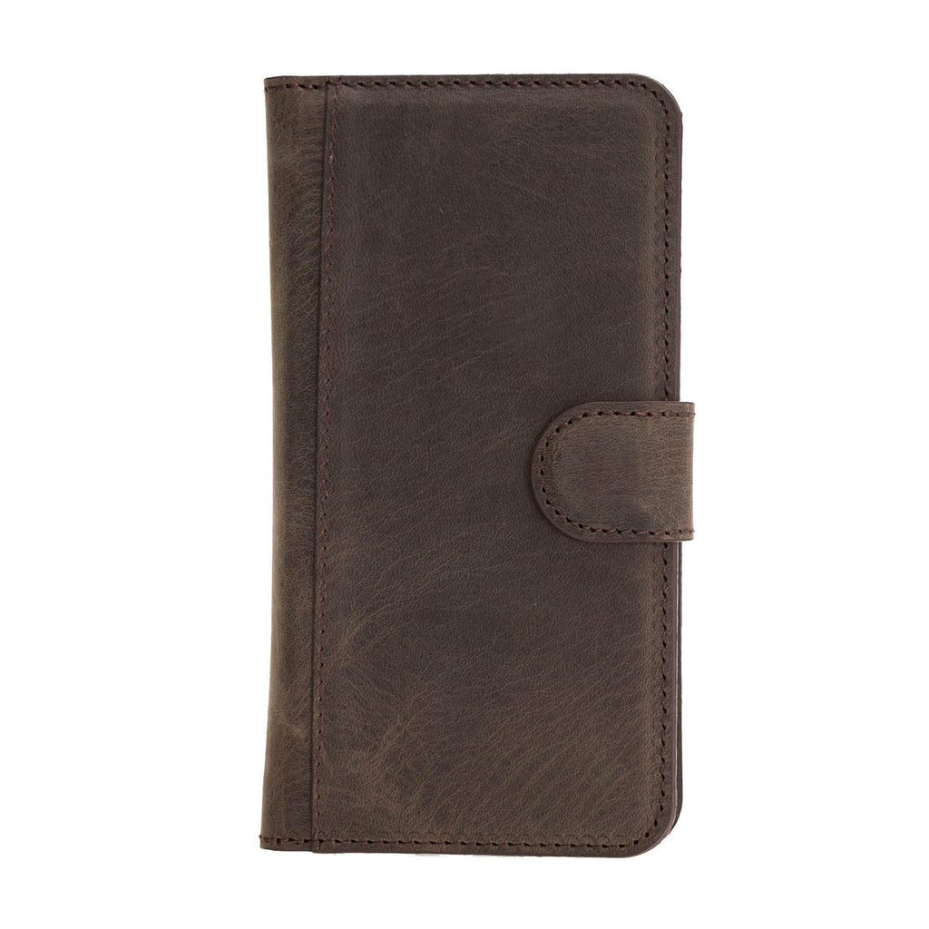 iPhone 12 Leather Detachable Dual Wallet Case with MagSafe - Hardiston