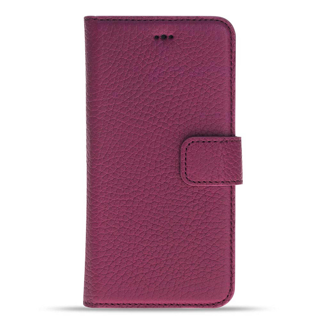 iPhone SE / 8 / 7 Pink Leather Detachable 2-in-1 Wallet Case with Card Holder - Hardiston - 4