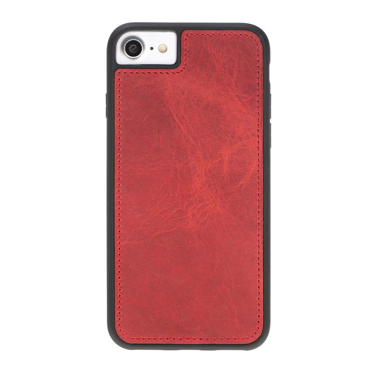 iPhone SE / 8 / 7 Red Leather Detachable 2-in-1 Wallet Case with Card Holder - Hardiston - 6