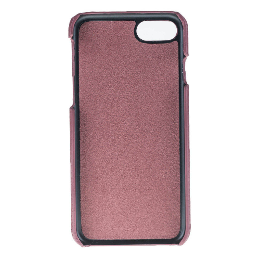 iPhone SE / 8 / 7 Rose Leather Snap-On Case with Card Holder - Hardiston - 3