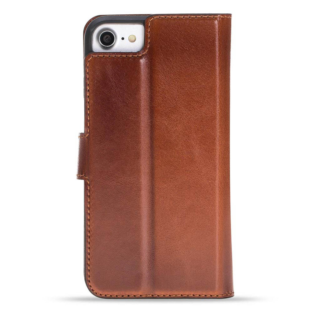 iPhone SE / 8 / 7 Russet Leather Detachable 2-in-1 Wallet Case with Card Holder - Hardiston - 5