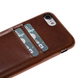 iPhone SE / 8 / 7 Russet Leather Snap-On Case with Card Holder - Hardiston - 5