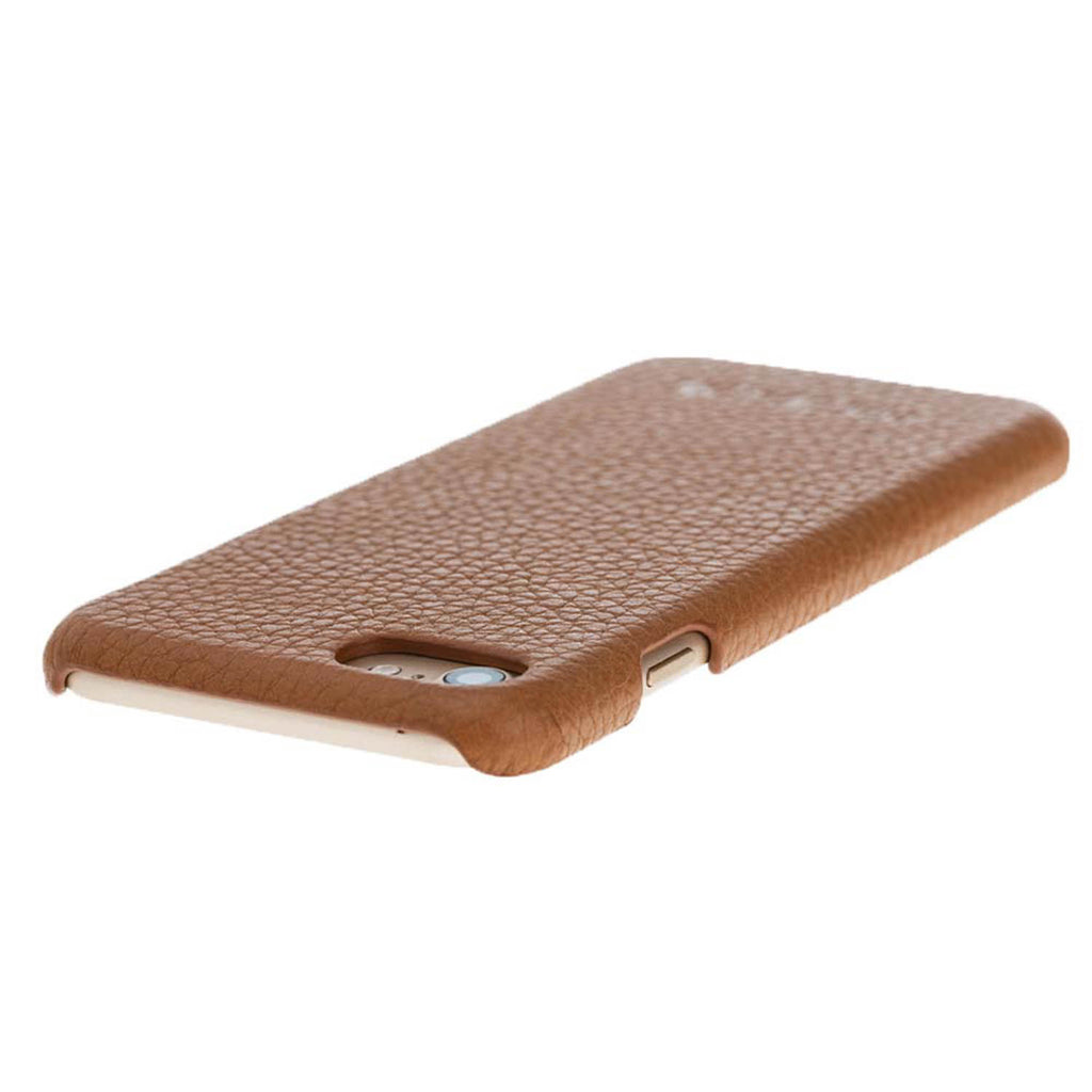 iPhone SE / 8 / 7 Tan Leather Snap-On Case - Hardiston - 5