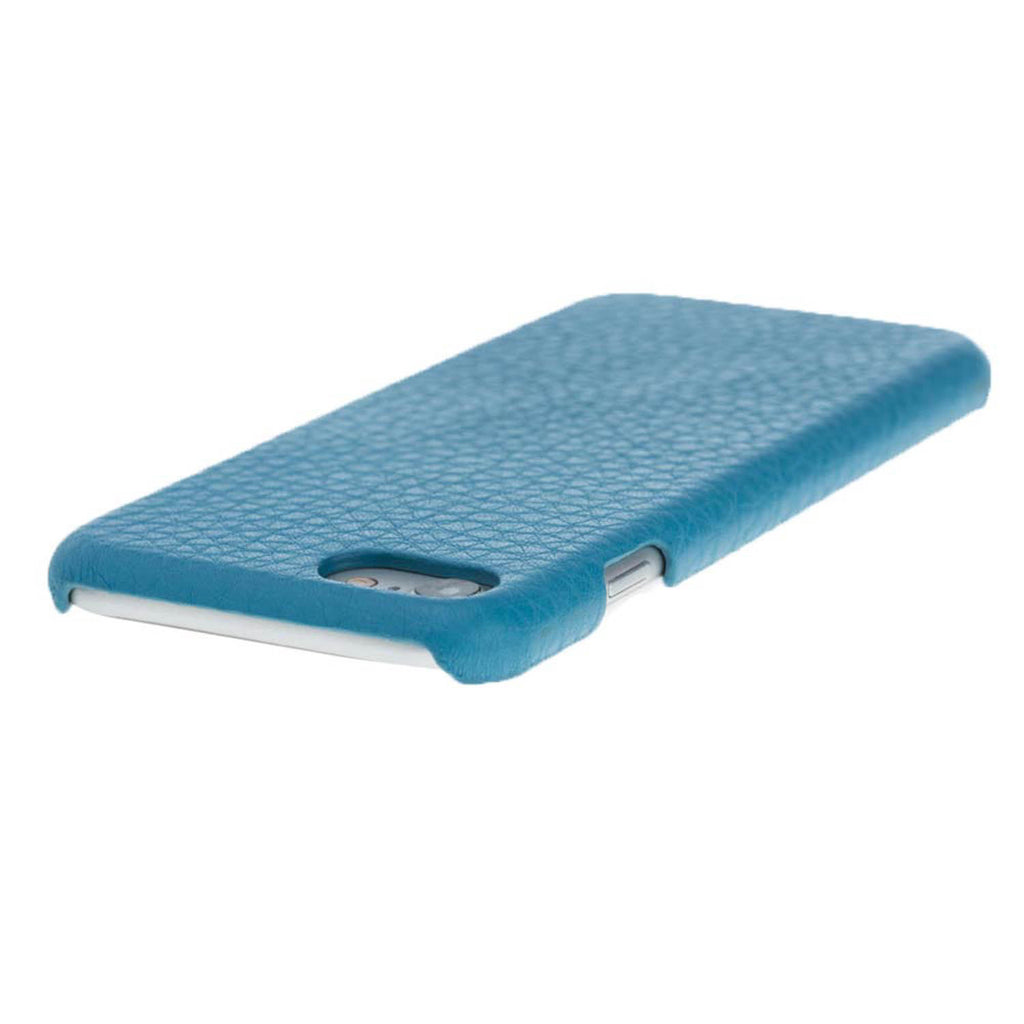 iPhone SE / 8 / 7 Turquoise Leather Snap-On Case - Hardiston - 5