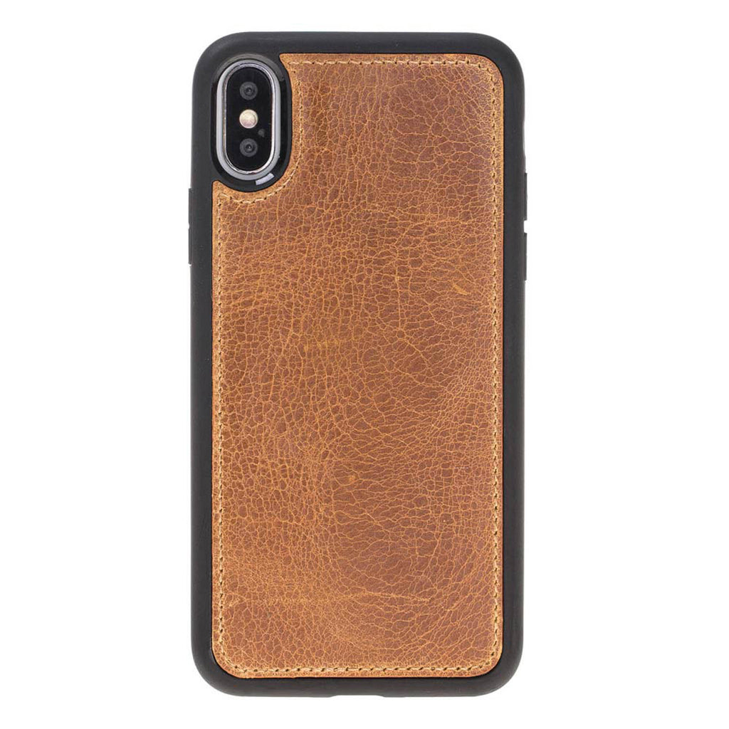 iPhone X / XS Amber Leather Detachable Dual 2-in-1 Wallet Case with Card Holder - Hardiston - 7