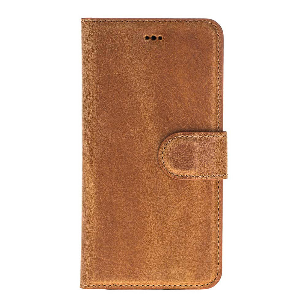 iPhone X/XS Amber Leather Detachable 2-in-1 Wallet Case with Card Holder - Hardiston - 4