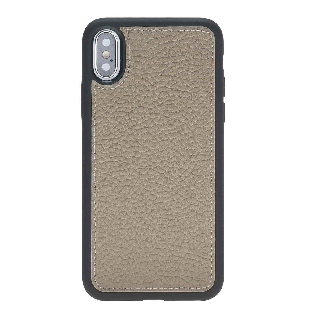 iPhone X/XS Beige Leather Detachable 2-in-1 Wallet Case with Card Holder - Hardiston - 6