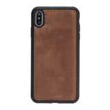 iPhone X/XS Brown Leather Detachable 2-in-1 Wallet Case with Card Holder - Hardiston - 6