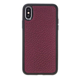 iPhone X/XS Burgundy Leather Detachable 2-in-1 Wallet Case with Card Holder - Hardiston - 6