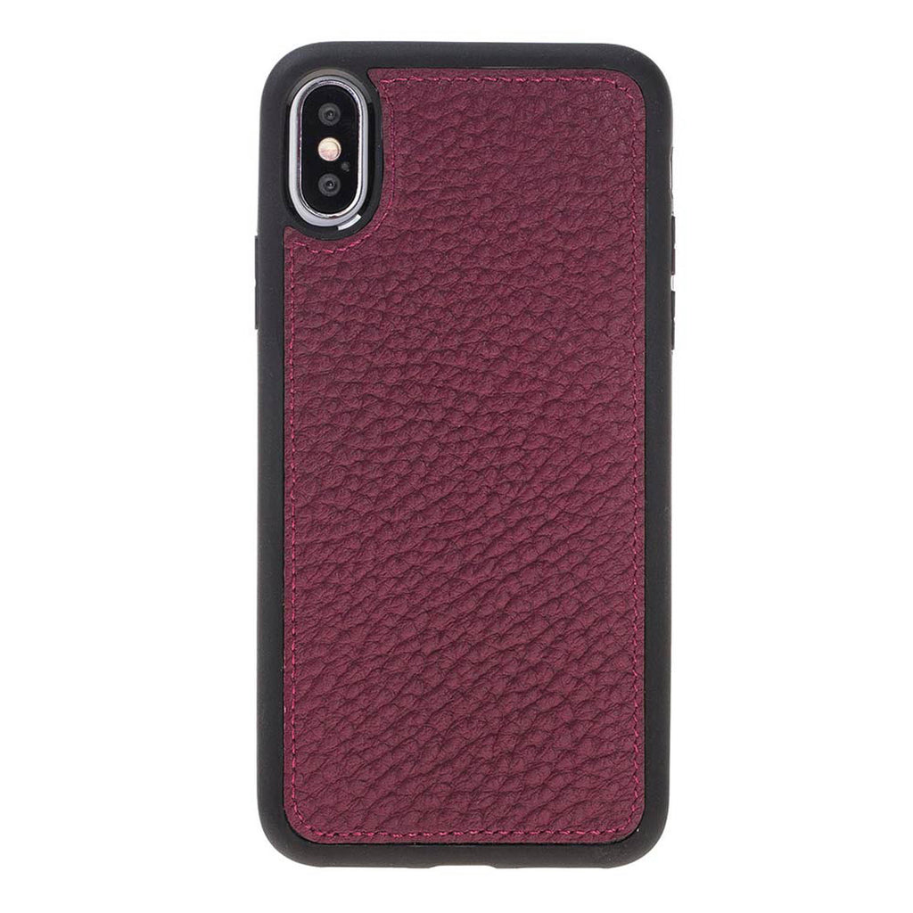 iPhone X/XS Burgundy Leather Detachable 2-in-1 Wallet Case with Card Holder - Hardiston - 6