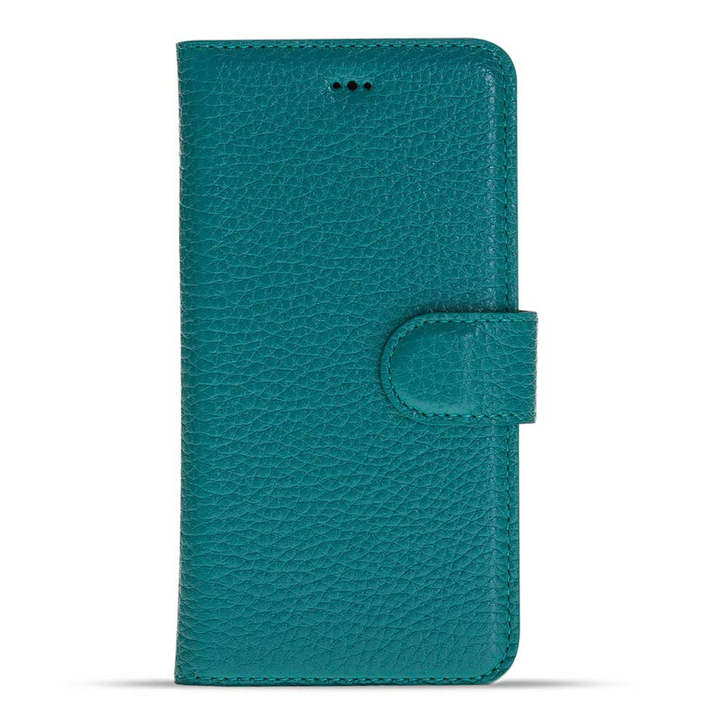 iPhone X/XS Green Leather Detachable 2-in-1 Wallet Case with Card Holder - Hardiston - 4