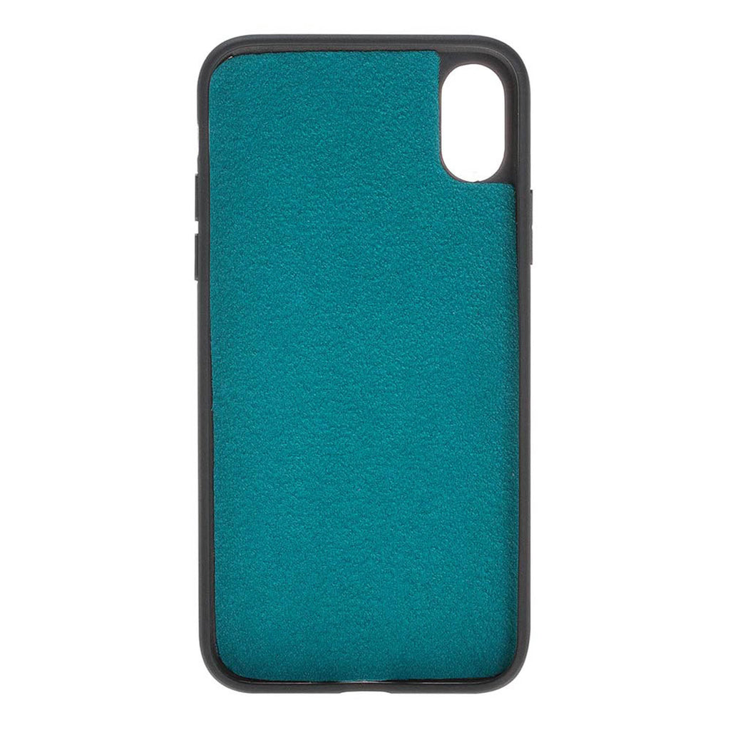 iPhone X/XS Green Leather Detachable 2-in-1 Wallet Case with Card Holder - Hardiston - 7