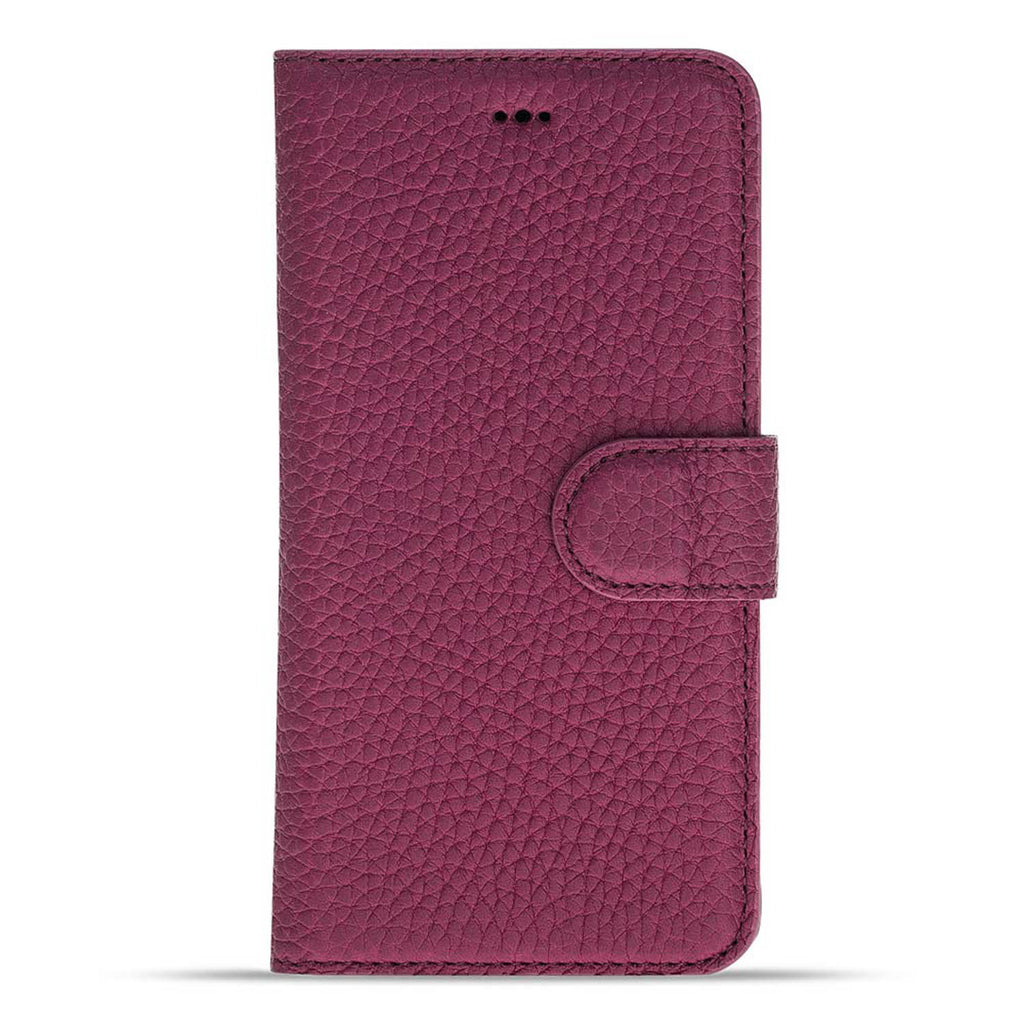 iPhone X/XS Pink Leather Detachable 2-in-1 Wallet Case with Card Holder - Hardiston - 4