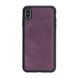 iPhone X / XS Purple Leather Detachable Dual 2-in-1 Wallet Case with Card Holder - Hardiston - 7