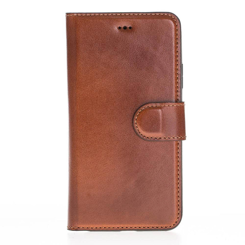 iPhone X/XS Russet Leather Detachable 2-in-1 Wallet Case with Card Holder - Hardiston - 4