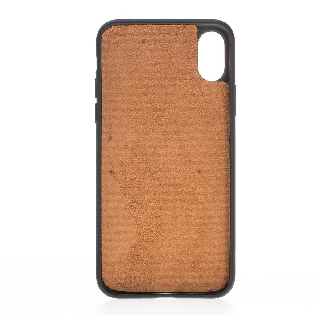 iPhone X/XS Russet Leather Detachable 2-in-1 Wallet Case with Card Holder - Hardiston - 7
