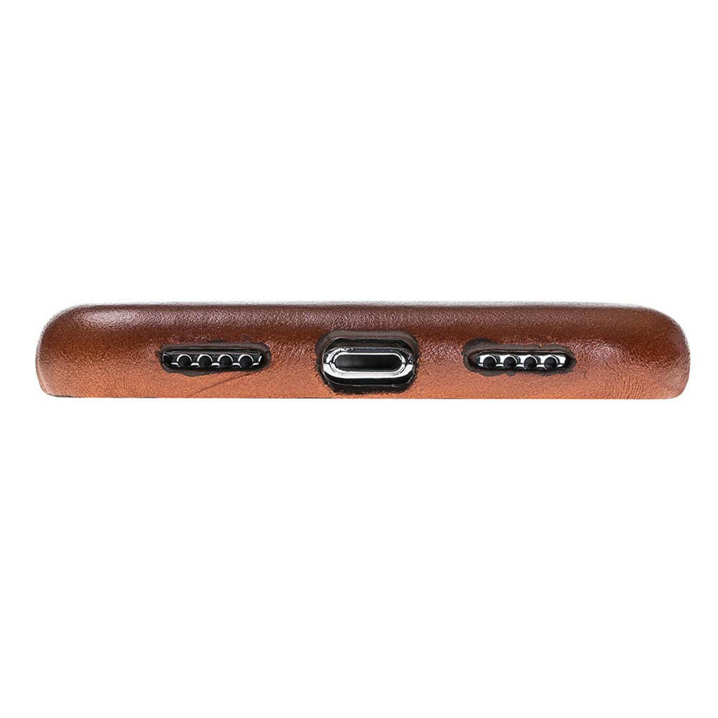 iPhone X / XS Russet Leather Snap-On Case - Hardiston - 6