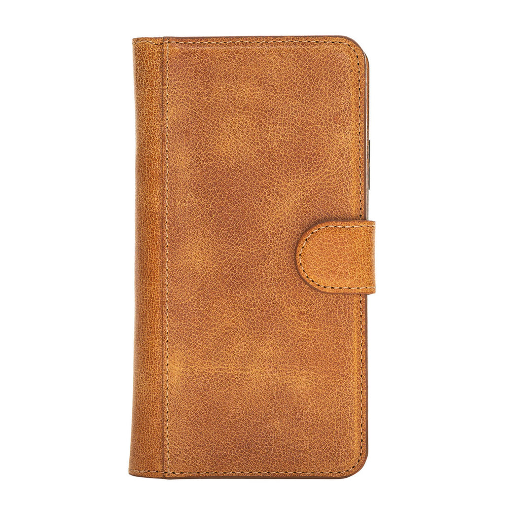 iPhone XR Amber Leather Detachable Dual 2-in-1 Wallet Case with Card Holder - Hardiston - 5