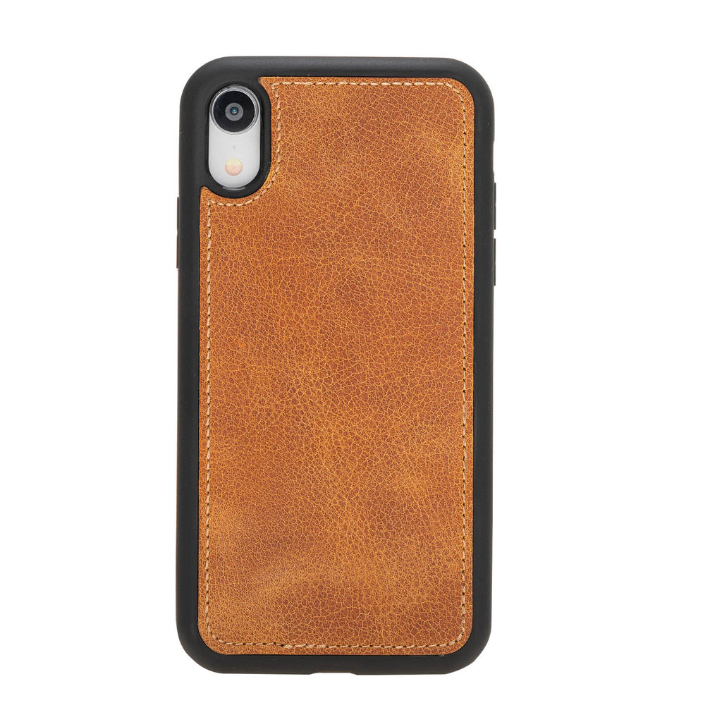 iPhone XR Amber Leather Detachable Dual 2-in-1 Wallet Case with Card Holder - Hardiston - 7