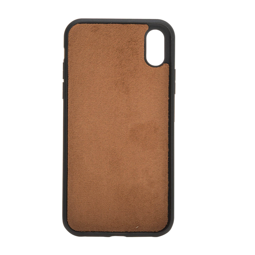 iPhone XR Amber Leather Detachable Dual 2-in-1 Wallet Case with Card Holder - Hardiston - 8