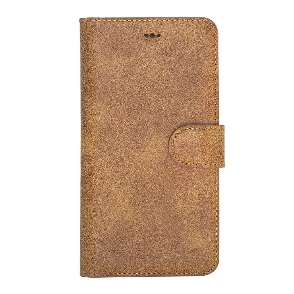 iPhone XR Amber Leather Detachable 2-in-1 Wallet Case with Card Holder - Hardiston - 4