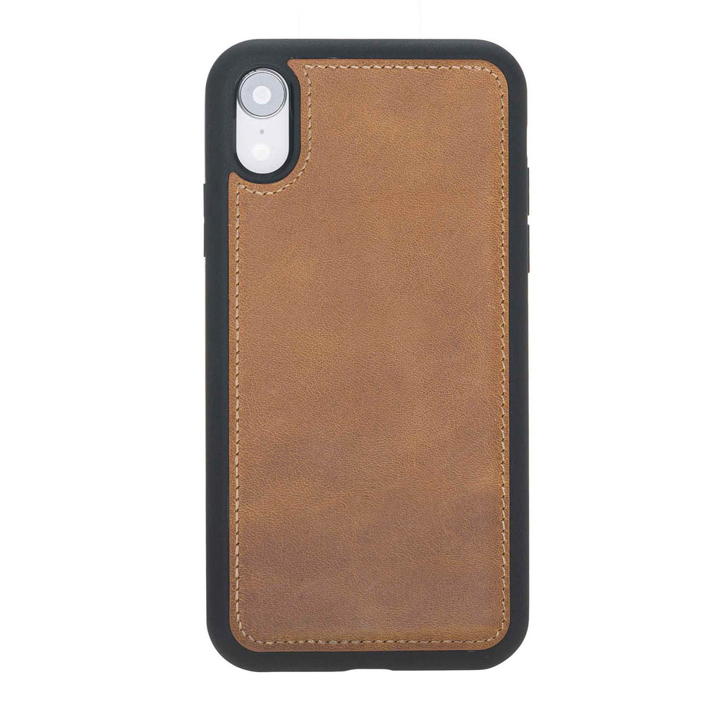 iPhone XR Amber Leather Detachable 2-in-1 Wallet Case with Card Holder - Hardiston - 6