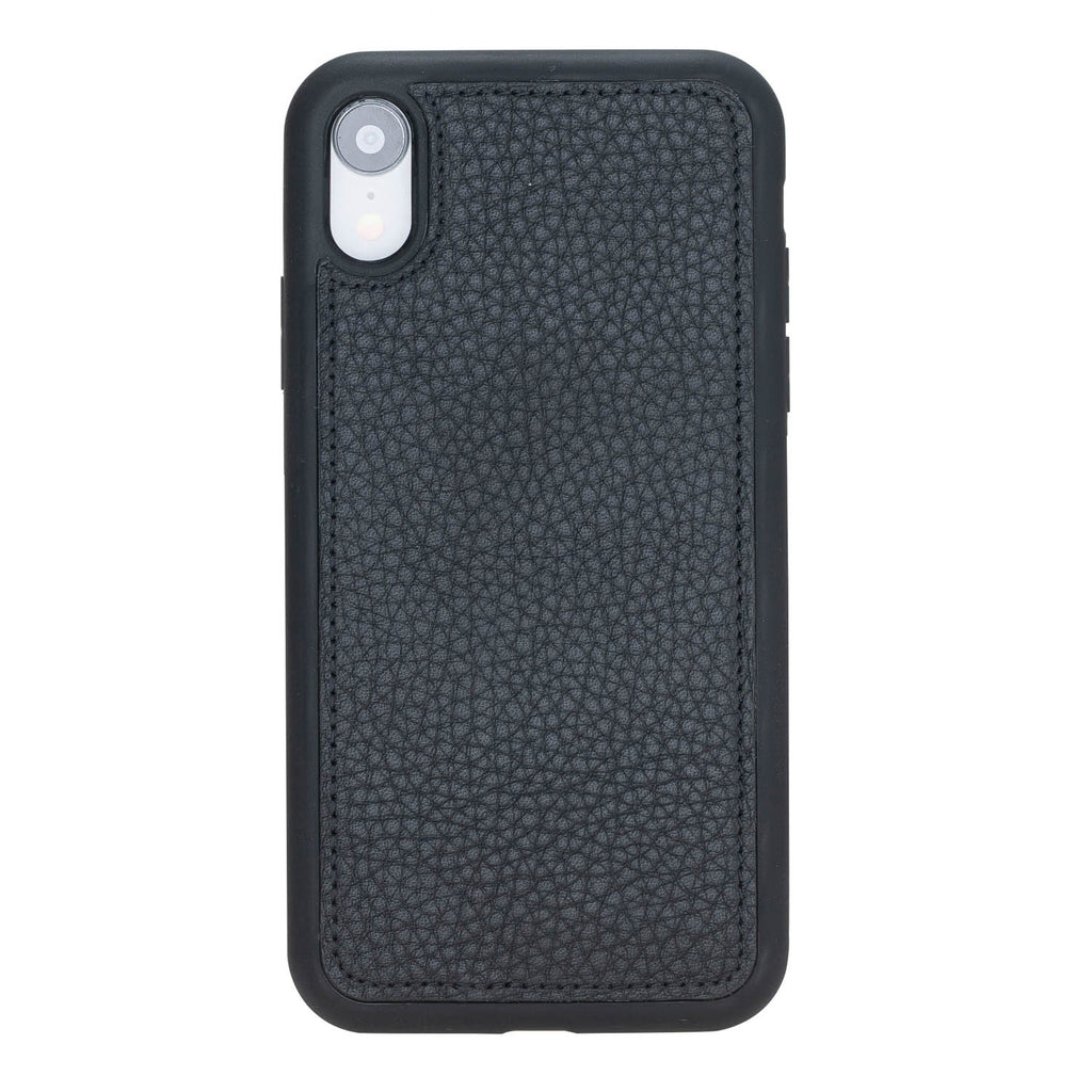 iPhone XR Black Leather Detachable 2-in-1 Wallet Case with Card Holder - Hardiston - 6