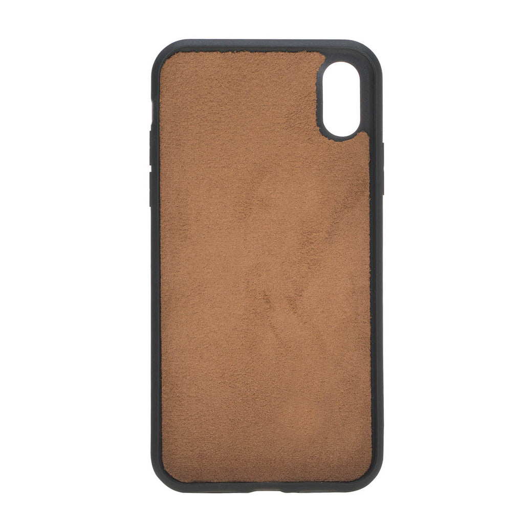 iPhone XR Brown Leather Detachable Dual 2-in-1 Wallet Case with Card Holder - Hardiston - 8